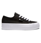 Manual Platform Shoes - Black/White | DC Shoes