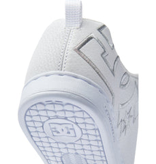 Court Graffik Shoes - White/M Silver | DC Shoes