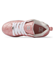 Court Graffik SE Shoes - Pink With Silver | DC Shoes