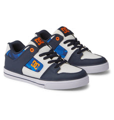 Pure Elastic Lace Shoes - Shady Blue/Orange | DC Shoes