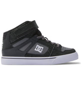 Pure High Elastic Lace High-Top Shoes - Anthracite/Black | DC Shoes