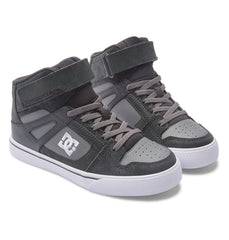 Pure High Elastic Lace High-Top Shoes - Anthracite/Black | DC Shoes