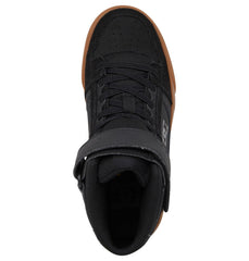 Pure High Elastic Lace High-Top Shoes - Black/Gum | DC Shoes