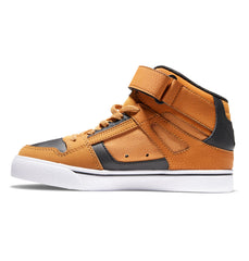 Pure High Elastic Lace High-Top Shoes - Wheat/Black | DC Shoes