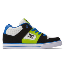 Pure MID Mid-Top Shoes - Black/Blue/Green | DC Shoes