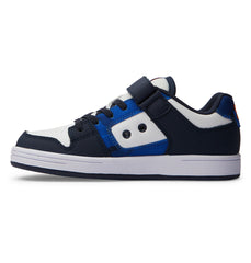 Manteca 4 Elastic Lace Shoes - Shady Blue/Orange | DC Shoes