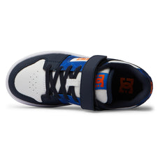 Manteca 4 Elastic Lace Shoes - Shady Blue/Orange | DC Shoes