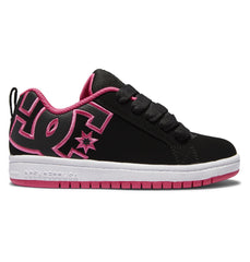 Court Graffik Shoes - Black/Pink Stencil | DC Shoes