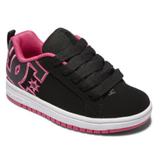 Court Graffik Shoes - Black/Pink Stencil | DC Shoes