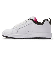 Graffiti Print Court Graffik Shoes - Bright Rose | DC Shoes