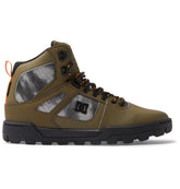 Pure High-Top Water-Resistant Winter Boots - Olive/Black | DC Shoes