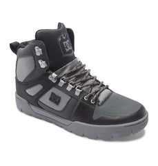 Pure High-Top Water-Resistant Winter Boots - Black/Grey/Black | DC Shoes