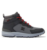 Mutiny Water-Resistant Boots - Grey/Black/Red | DC Shoes
