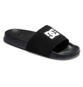 DC Slides - Black/Black/White | DC Shoes