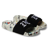 DC Slides - White/Multi | DC Shoes