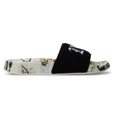 DC Slides - White/Multi | DC Shoes