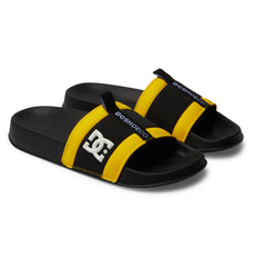 Lynx Slides - Black/Black/Yellow | DC Shoes