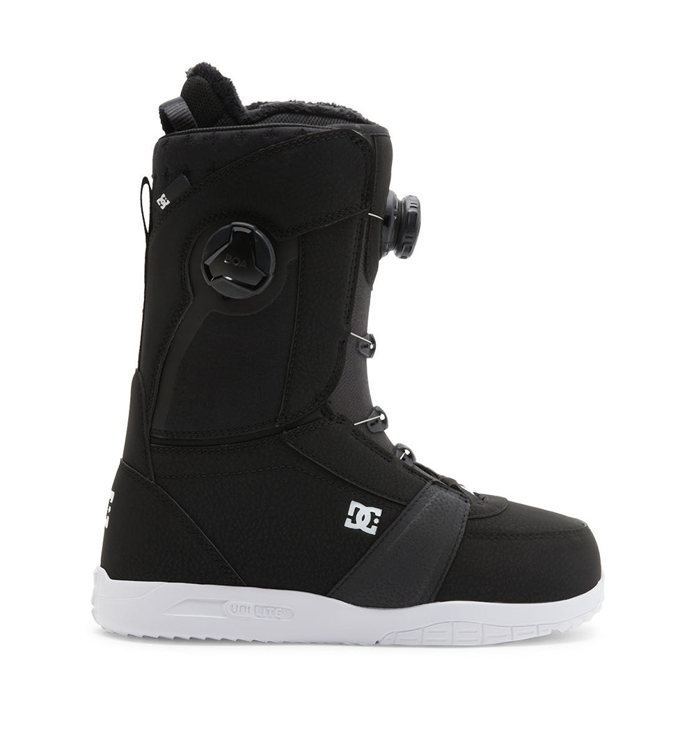 Lotus BOA® Snowboard Boots - Black/White/Black | DC Shoes