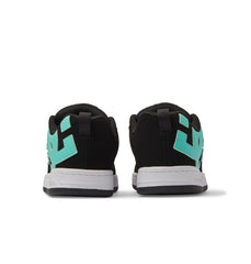 Court Graffik Shoes - Black/Aqua | DC Shoes