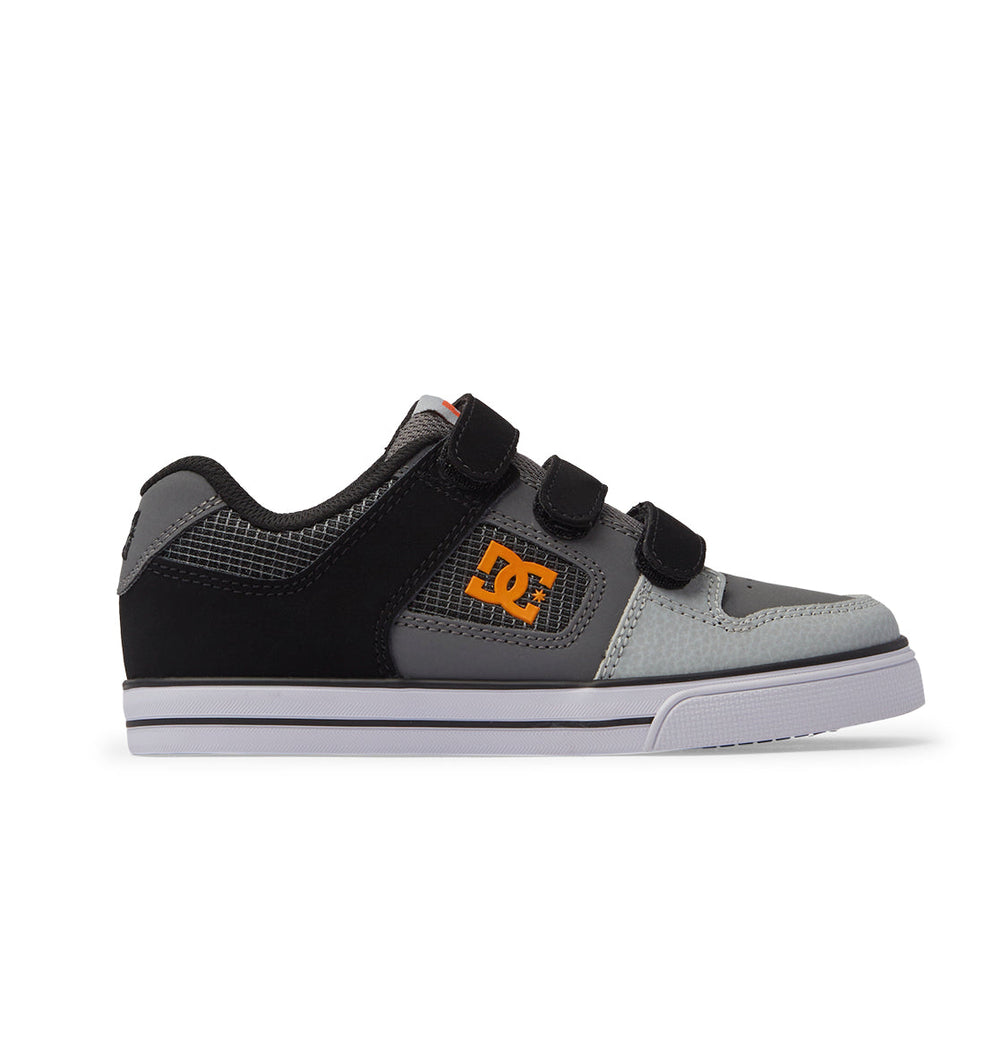 Pure Velcro Shoes - Grey/Orange | DC Shoes