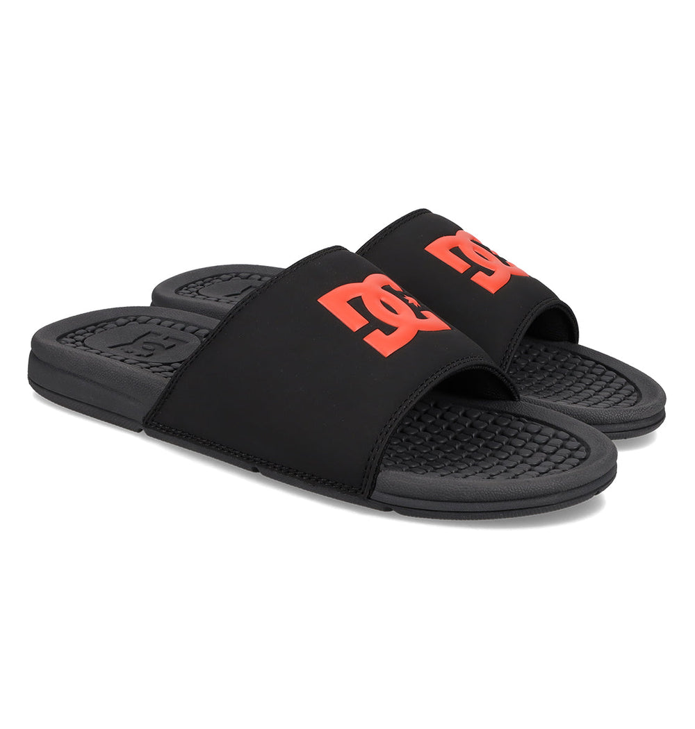 Bolsa Slides - Black/Grey/Red Black/Grey/Red | DC Shoes