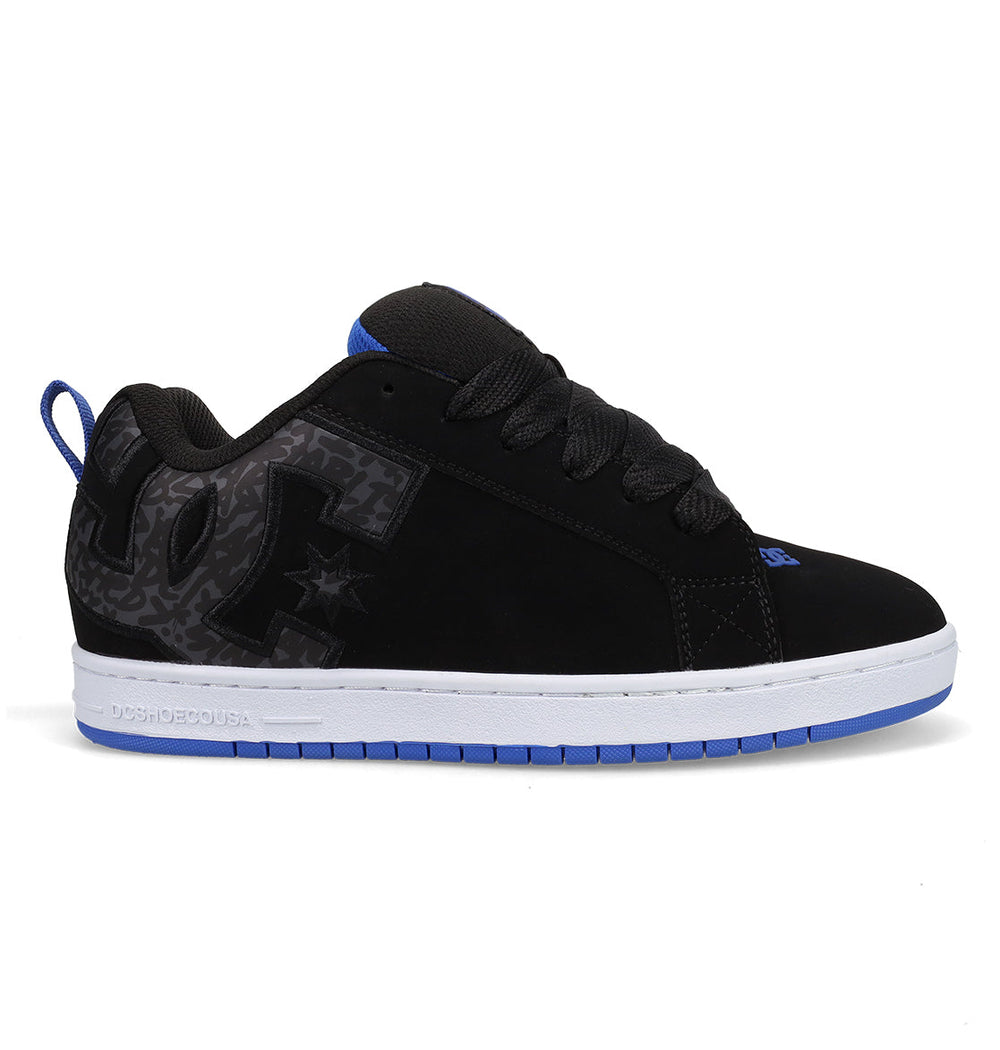 Court Graffik Shoes - Black/Blue Black/Blue | DC Shoes