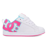 Court Graffik Shoes - Wh/Htpnk/Tur White/Hotpk/Turquoise | DC Shoes
