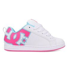 Court Graffik Shoes - Wh/Htpnk/Tur White/Hotpk/Turquoise | DC Shoes