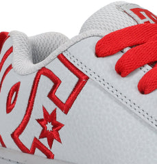 Court Graffik Shoes - Grey/Red Gray/Red | DC Shoes