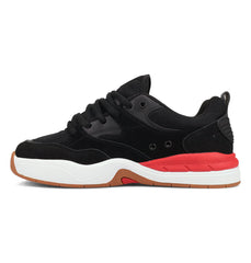 Ascend S Skate Shoes - Black/Black/Red Black/Red | DC Shoes