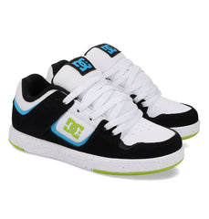 DC Cure Shoes - Blk/Wht/Blu/Grn Black/Wht/Blu/Grn | DC Shoes