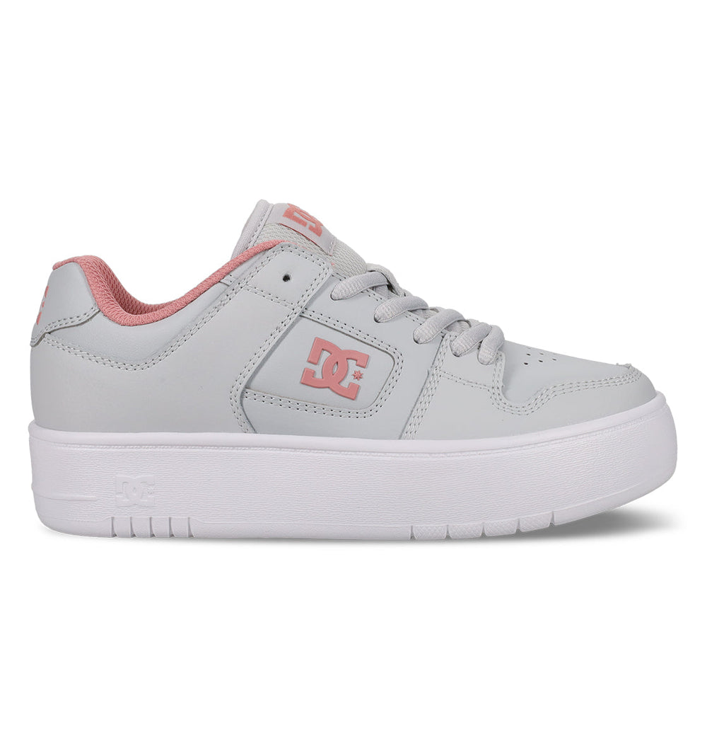 Manteca 4 Platform Shoes - Gry/Gy/Blsh Grey/Blush | DC Shoes