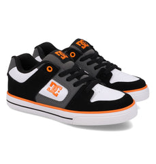 Pure Elastic Shoes - Blk/Wht/Gry/Org Black/Wht/Gry/Org | DC Shoes