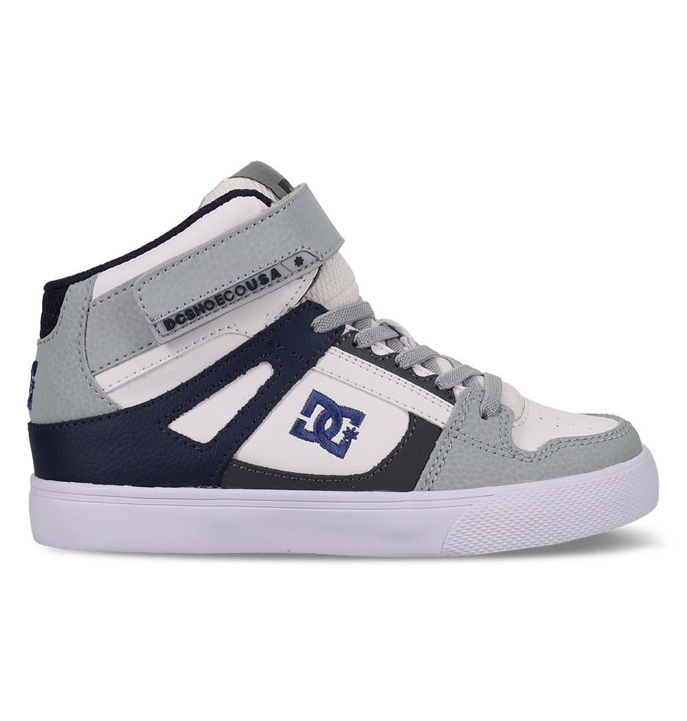 Pure Hi Top Ev Shoes - Grey/Blue/White Grey/Blue/White | DC Shoes