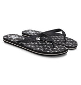Spray Graffik Slides - Black/Wht Prt Black/White | DC Shoes