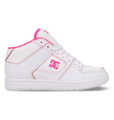 Manteca 4 Hi High-Top Shoes - Mid Wht/Wht/Htpnk White/Hushpnk | DC Shoes