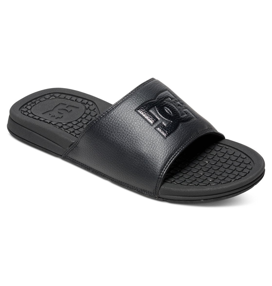 Bolsa Slides - Black/Black/Black | DC Shoes
