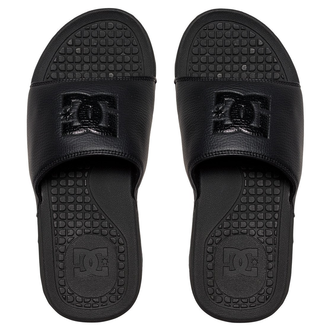 Bolsa Slides - Black/Black/Black | DC Shoes