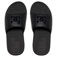 Bolsa Slides - Black/Black/Black | DC Shoes