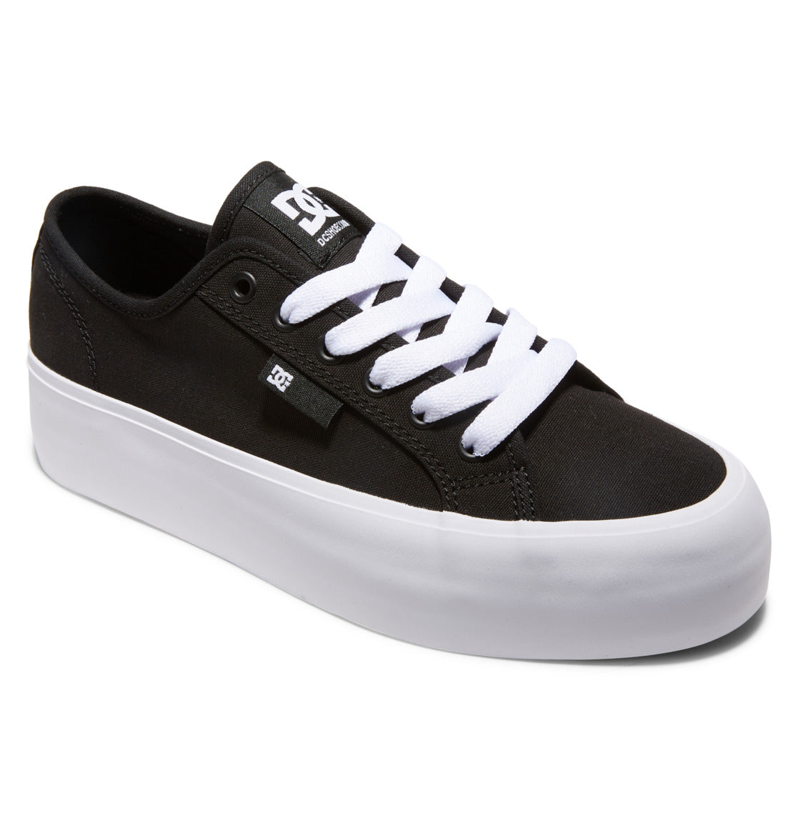 Manual Platform Shoes - Black/White | DC Shoes