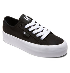 Manual Platform Shoes - Black/White | DC Shoes