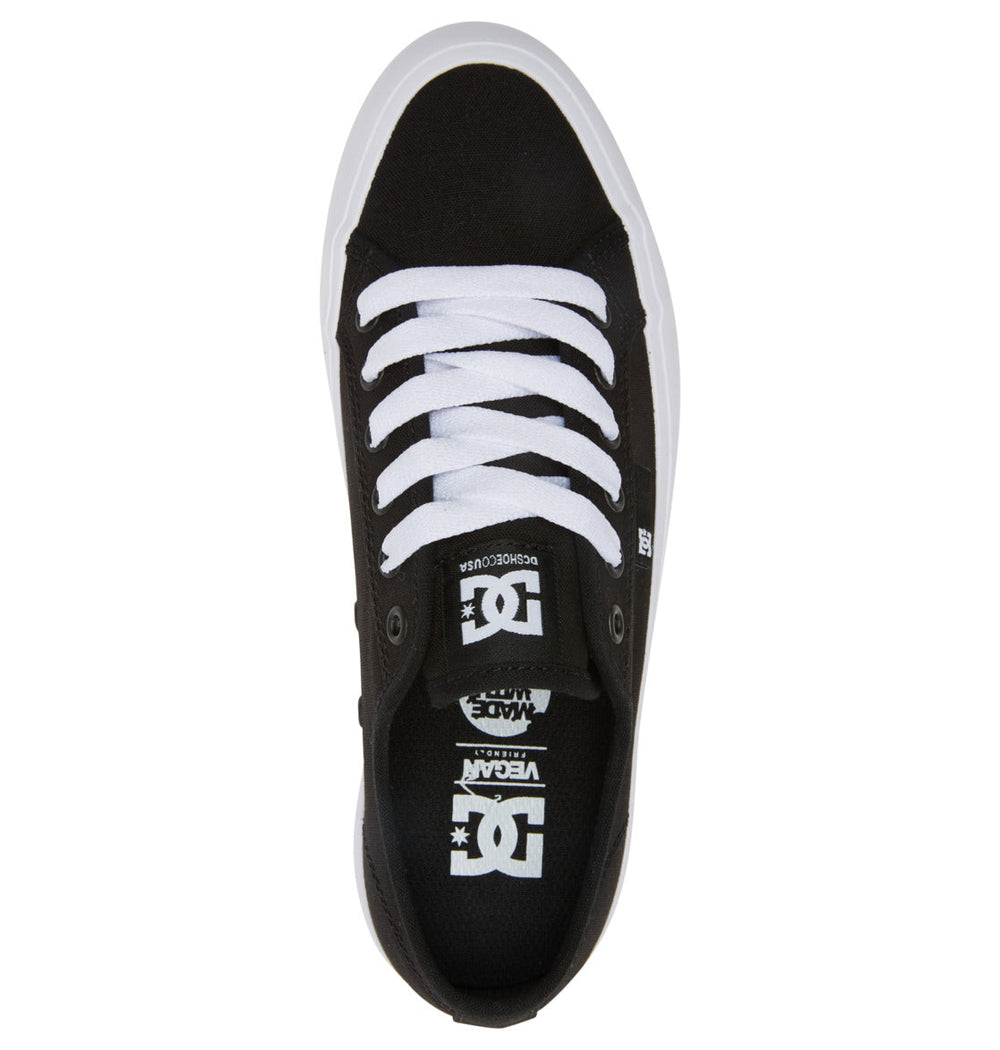 Manual Platform Shoes - Black/White | DC Shoes