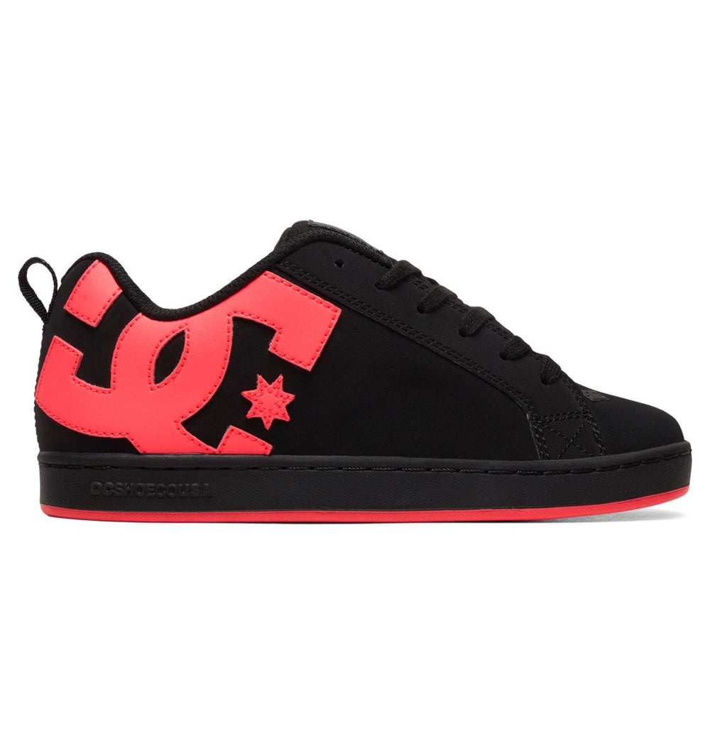 Court Graffik Shoes - Black/Hot Pink | DC Shoes