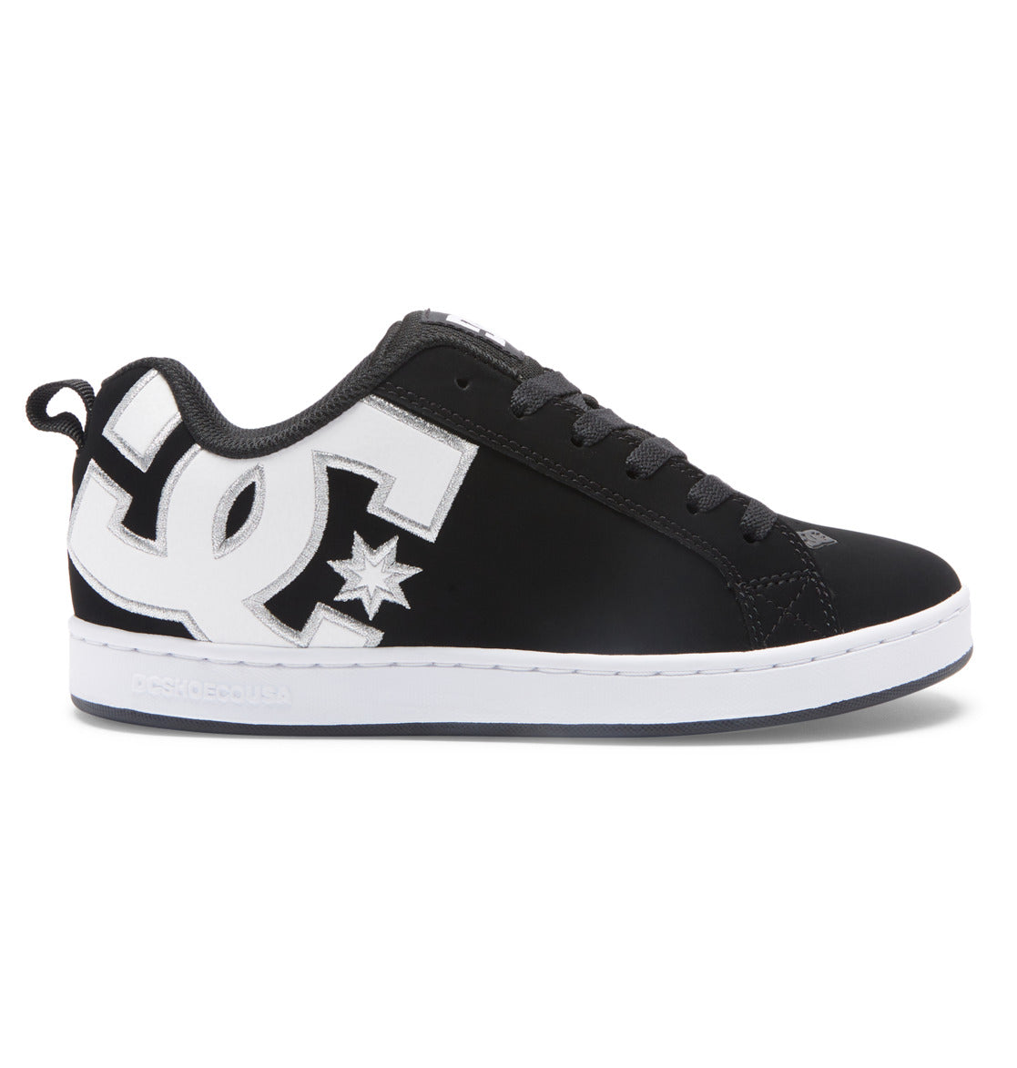 Court Graffik Shoes - Black/White Stencil | DC Shoes