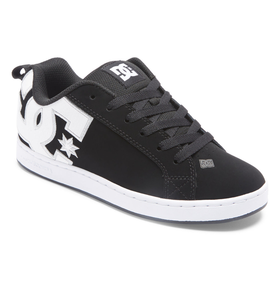 Court Graffik Shoes - Black/White Stencil | DC Shoes