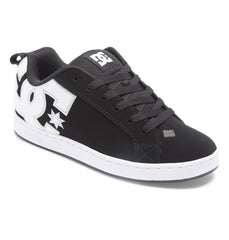 Court Graffik Shoes - Black/White Stencil | DC Shoes
