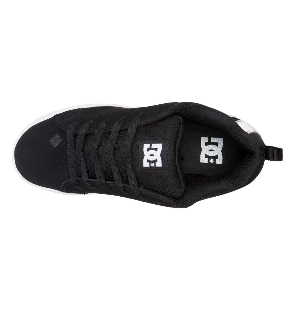 Court Graffik Shoes - Black/White Stencil | DC Shoes