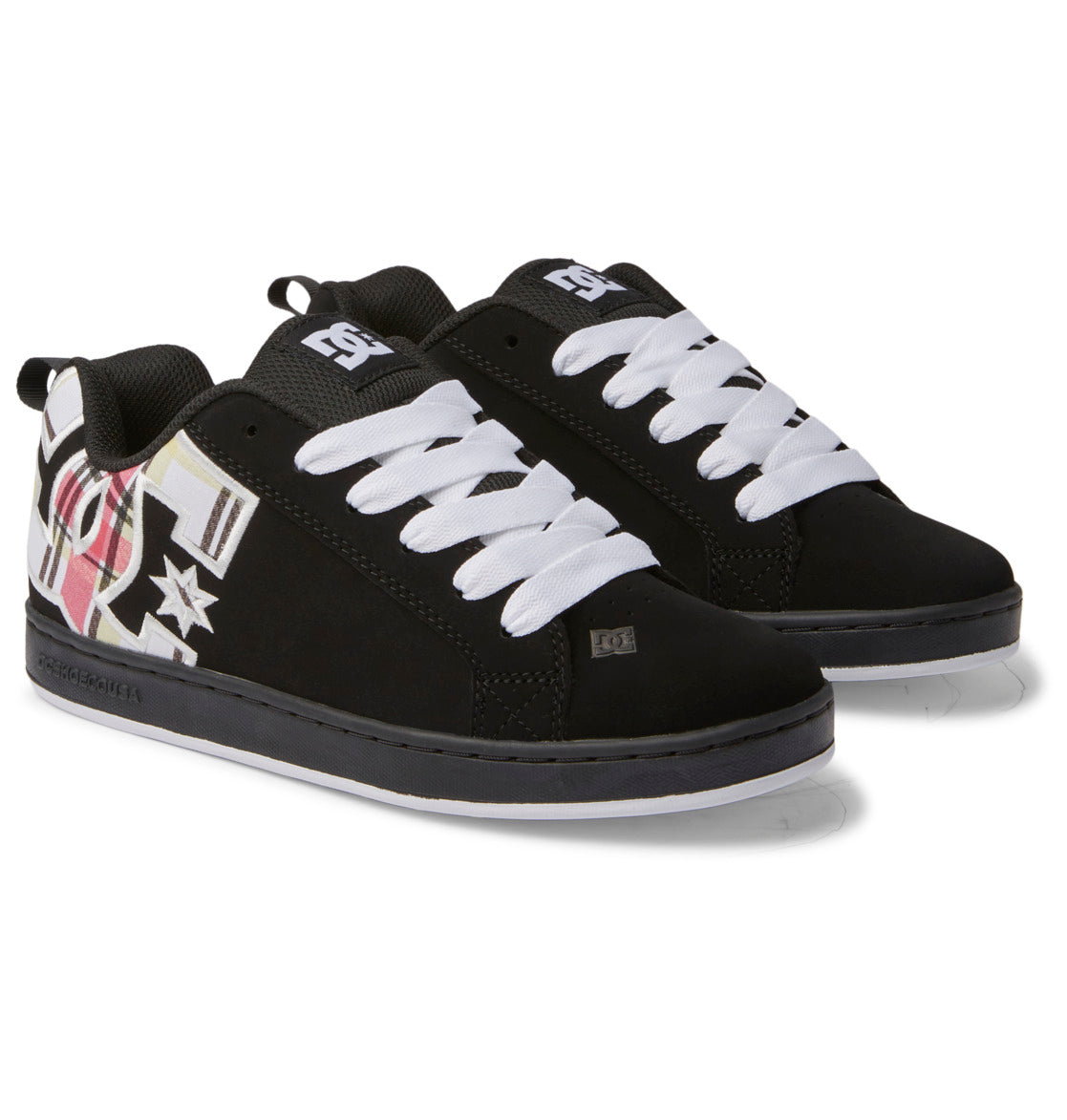 Court Graffik Shoes - Grunge Plaid | DC Shoes
