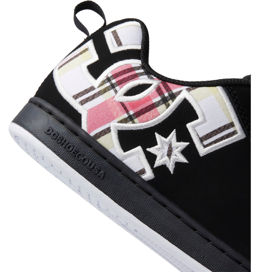 Court Graffik Shoes - Grunge Plaid | DC Shoes