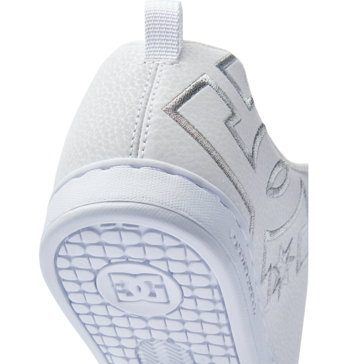 Court Graffik Shoes - White/M Silver | DC Shoes